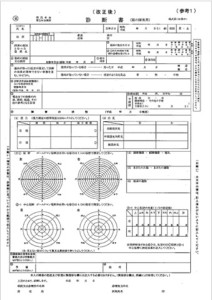 眼の障害　診断書